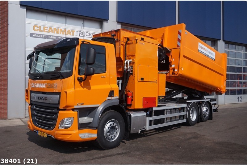 Benne à ordures ménagères DAF FAN CF 300 Zijlader: photos 6