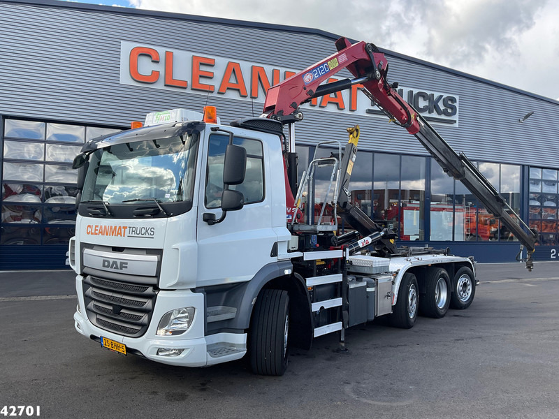 DAF FAQ CF 400 8x2 Euro 6 HMF 21 Tonmeter laadkraan - Camion ampliroll, Camion grue: photos 1 DAF FAQ CF 400 8x2 Euro 6 HMF 21 Tonmeter laadkraan - Camion ampliroll, Camion grue: photos 1