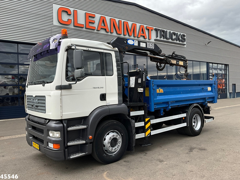 MAN TGA 18.310 Full Steel HMF 10 Tonmeter laadkraan - Camion benne, Camion grue: photos 3 MAN TGA 18.310 Full Steel HMF 10 Tonmeter laadkraan - Camion benne, Camion grue: photos 3