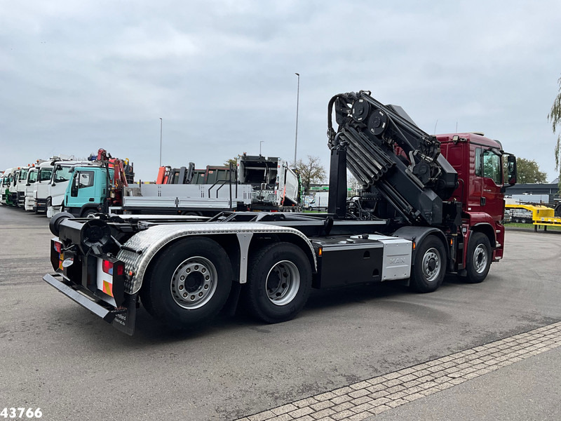 MAN TGS 35.480 8x4H Euro 6 HMF 40 Tonmeter laadkraan + Fly-Jib - Camion ampliroll, Camion grue: photos 4 MAN TGS 35.480 8x4H Euro 6 HMF 40 Tonmeter laadkraan + Fly-Jib - Camion ampliroll, Camion grue: photos 4