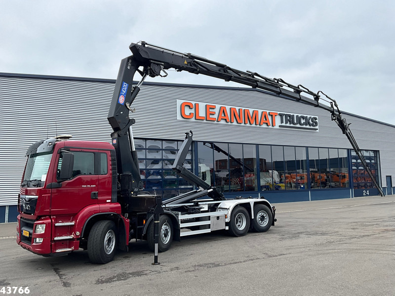 MAN TGS 35.480 8x4H Euro 6 HMF 40 Tonmeter laadkraan + Fly-Jib - Camion ampliroll, Camion grue: photos 1 MAN TGS 35.480 8x4H Euro 6 HMF 40 Tonmeter laadkraan + Fly-Jib - Camion ampliroll, Camion grue: photos 1