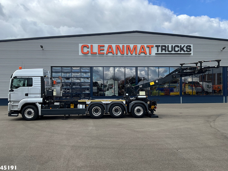 MAN TGS 35.480 Euro 6 8x4 Deuringer Garagetransporter - Camion porte-conteneur/ Caisse mobile: photos 1 MAN TGS 35.480 Euro 6 8x4 Deuringer Garagetransporter - Camion porte-conteneur/ Caisse mobile: photos 1