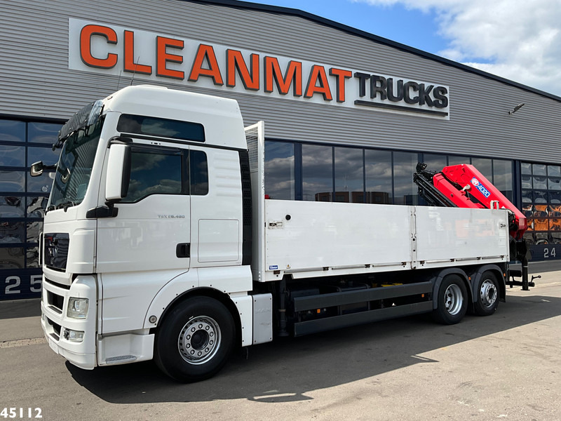 MAN TGX 26.480 Intarder HMF 40 Tonmeter laadkraan + Winch - Camion grue: photos 3 MAN TGX 26.480 Intarder HMF 40 Tonmeter laadkraan + Winch - Camion grue: photos 3