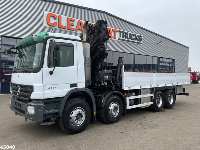 Mercedes-Benz Actros 4141 8x4 manual Hiab 32 Tonmeter laadkraan + Fly-jib - Camion grue: photos 2 Mercedes-Benz Actros 4141 8x4 manual Hiab 32 Tonmeter laadkraan + Fly-jib - Camion grue: photos 2