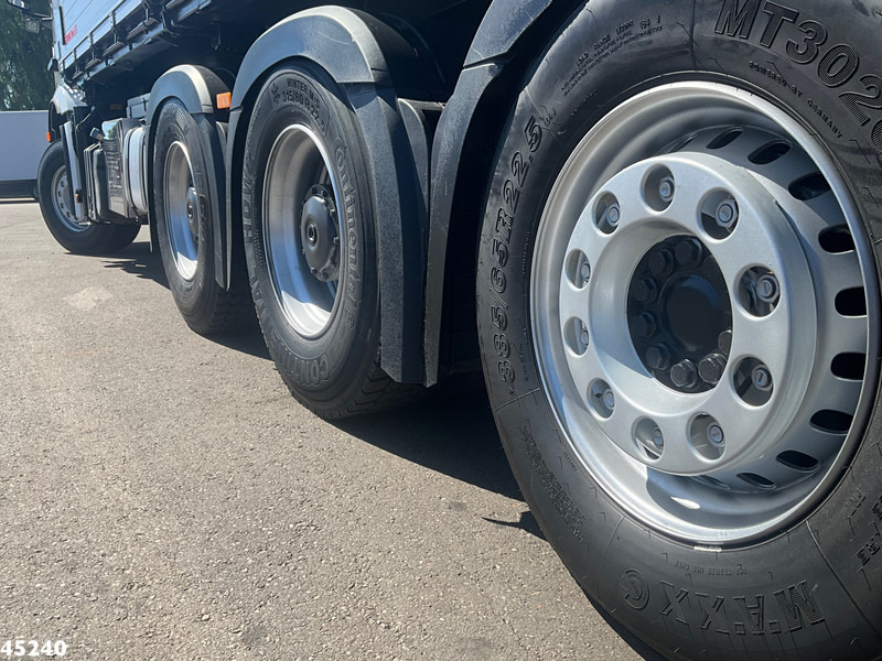 Camion benne, Camion grue Mercedes-Benz Arocs 3251 8x4 Euro 6 Retarder Palfinger 34 Tonmeter laadkraan + Fly-Jib 2 zijdige kipper Just 146.766 km!: photos 18