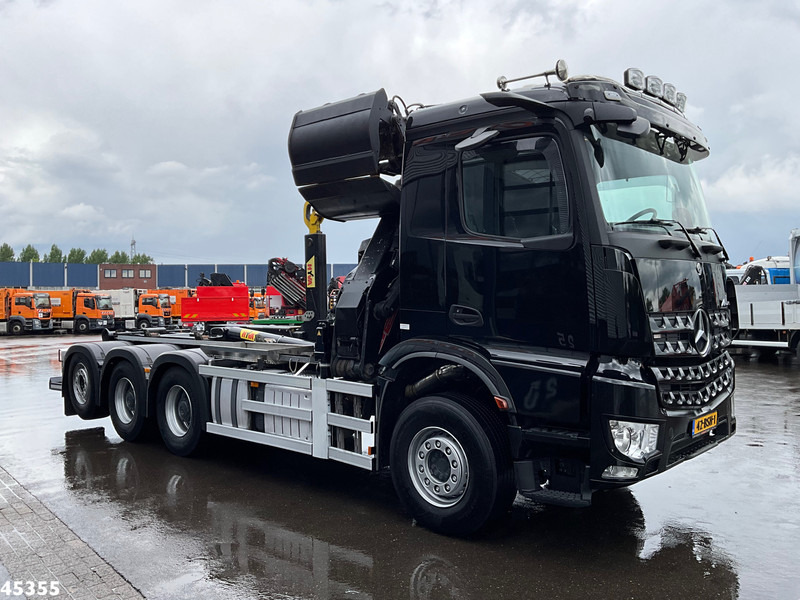 Mercedes-Benz Arocs 3540 8x4 Euro 6 HMF 19 Tonmeter Z-kraan Just 118.906 Km! - Camion ampliroll, Camion grue: photos 5 Mercedes-Benz Arocs 3540 8x4 Euro 6 HMF 19 Tonmeter Z-kraan Just 118.906 Km! - Camion ampliroll, Camion grue: photos 5