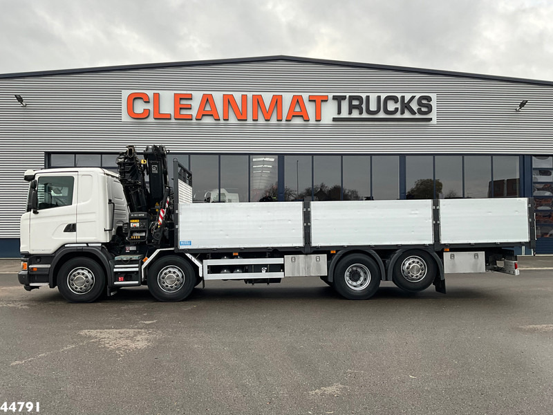 Scania G 450 8x2 Euro 6 Hiab 32 Tonmeter laadkraan Just 114.221 km! - Camion grue: photos 3 Scania G 450 8x2 Euro 6 Hiab 32 Tonmeter laadkraan Just 114.221 km! - Camion grue: photos 3
