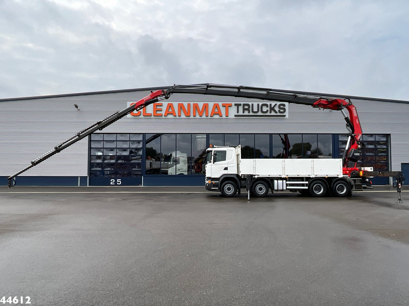 Scania G 450 8x4 Euro 6 Fassi 66 Tonmeter laadkraan + Fly-jib Just 176.555 Km! - Camion grue: photos 1 Scania G 450 8x4 Euro 6 Fassi 66 Tonmeter laadkraan + Fly-jib Just 176.555 Km! - Camion grue: photos 1