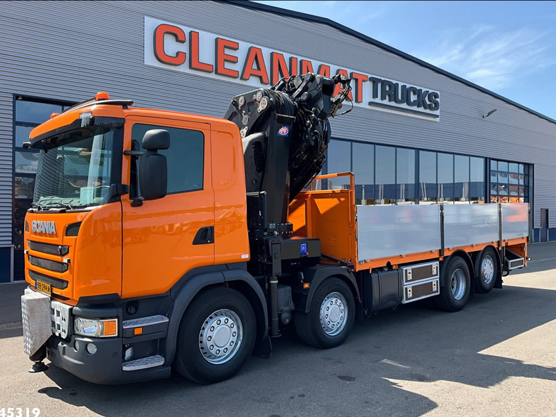 Scania G 450 Euro 6 HMF 60 Tonmeter laadkraan + Fly-Jib - Camion grue: photos 2 Scania G 450 Euro 6 HMF 60 Tonmeter laadkraan + Fly-Jib - Camion grue: photos 2
