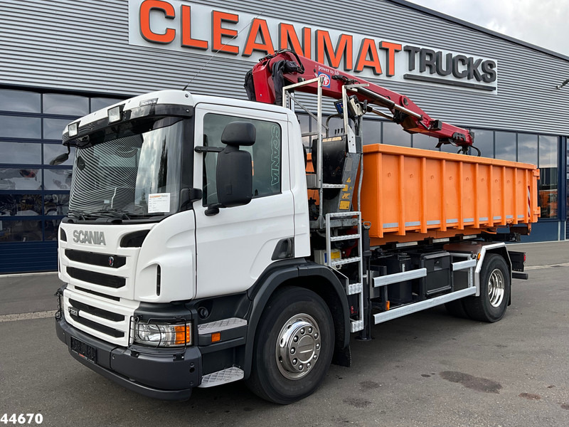 Scania P 320 HMF 12 Tonmeter Z-kraan + Kipper 11m³ - Camion benne, Camion grue: photos 2 Scania P 320 HMF 12 Tonmeter Z-kraan + Kipper 11m³ - Camion benne, Camion grue: photos 2