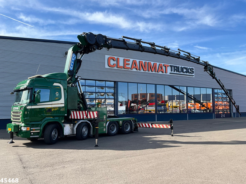 Scania R 490 8x4 Euro 6 Effer 140 Tonmeter laadkraan + Fly-Jib Just 283.508 km - Camion grue: photos 1 Scania R 490 8x4 Euro 6 Effer 140 Tonmeter laadkraan + Fly-Jib Just 283.508 km - Camion grue: photos 1