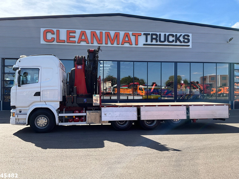 Scania R 490 8x4 Euro 6 Retarder HMF 60 Tonmeter laadkraan + Fly-Jib - Camion grue: photos 4 Scania R 490 8x4 Euro 6 Retarder HMF 60 Tonmeter laadkraan + Fly-Jib - Camion grue: photos 4