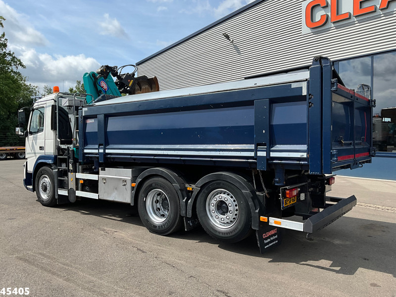 Camion benne, Camion grue Volvo FM 330 HMF 16 Tonmeter Z-kraan: photos 6