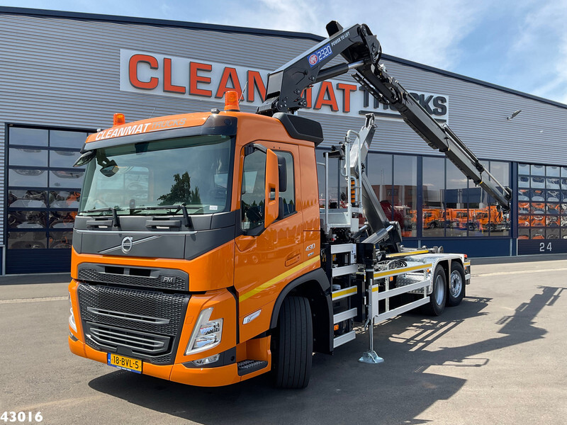 Volvo FM 430 HMF 23 Tonmeter laadkraan Welvaarts laadkraan weegsysteem - Camion ampliroll, Camion grue: photos 1 Volvo FM 430 HMF 23 Tonmeter laadkraan Welvaarts laadkraan weegsysteem - Camion ampliroll, Camion grue: photos 1