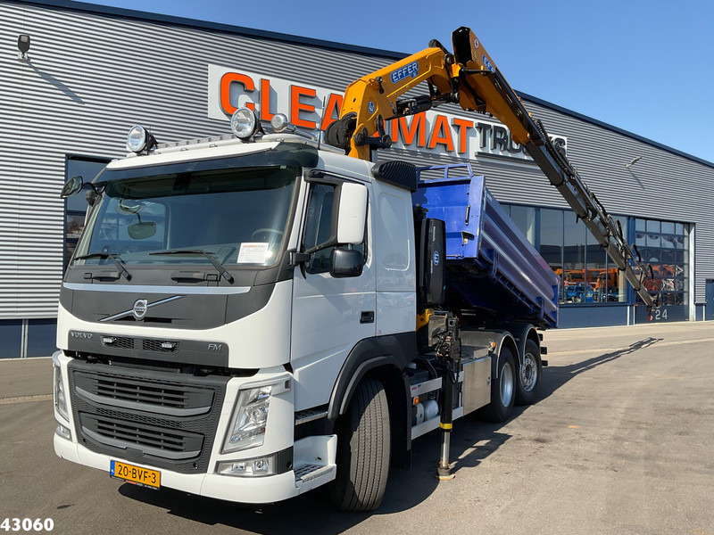 Volvo FM 460 Effer 26 Tonmeter laadkraan Kipper Just 94.130 km! - Camion benne, Camion grue: photos 1 Volvo FM 460 Effer 26 Tonmeter laadkraan Kipper Just 94.130 km! - Camion benne, Camion grue: photos 1