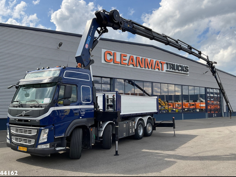 Volvo FM 500 Euro 6 HMF 50 Tonmeter laadkraan + Fly-Jib - Camion grue: photos 1 Volvo FM 500 Euro 6 HMF 50 Tonmeter laadkraan + Fly-Jib - Camion grue: photos 1