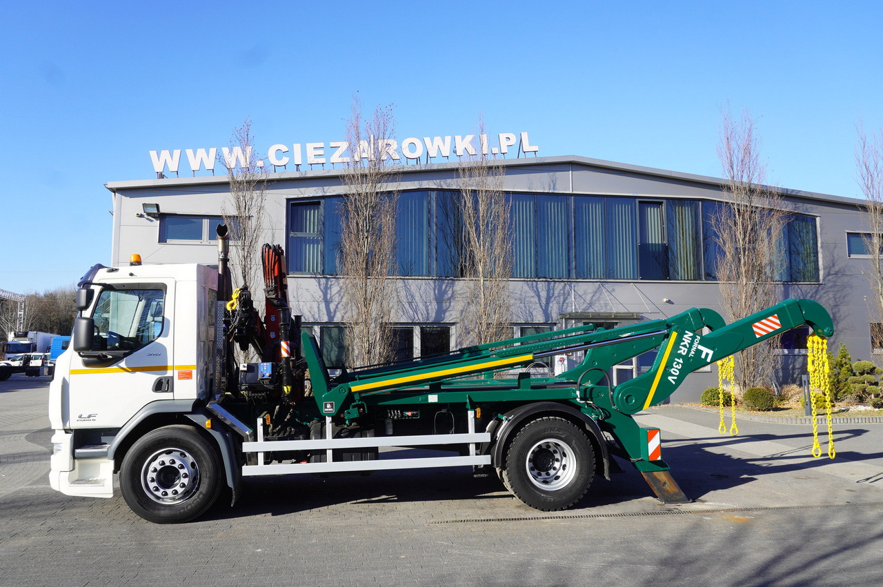 DAF LF 18.310 E6 / Skip loader Fornal NKR 130V / HDS HMF 735 K2 / Manual gearbox - Camion ampliroll, Camion grue: photos 3 DAF LF 18.310 E6 / Skip loader Fornal NKR 130V / HDS HMF 735 K2 / Manual gearbox - Camion ampliroll, Camion grue: photos 3