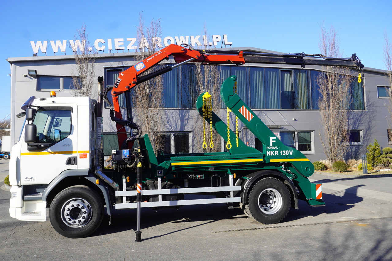 DAF LF 18.310 E6 / Skip loader Fornal NKR 130V / HDS HMF 735 K2 / Manual gearbox - Camion multibenne, Camion grue: photos 4 DAF LF 18.310 E6 / Skip loader Fornal NKR 130V / HDS HMF 735 K2 / Manual gearbox - Camion multibenne, Camion grue: photos 4