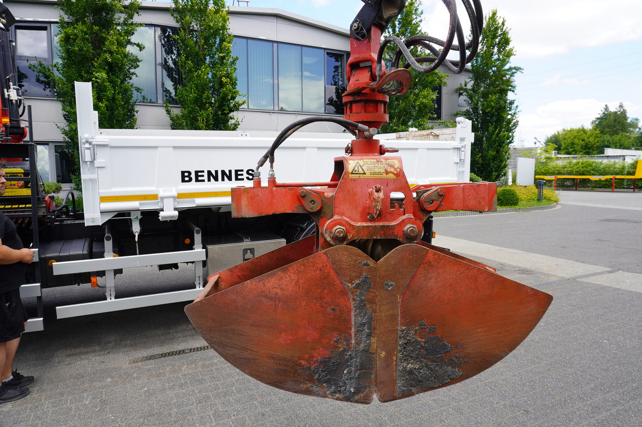 Camion plateau, Camion grue IVECO Eurocargo 160E22 EEV Dump truck / Bortmatic / Crane FASSI F95A.0.22: photos 27