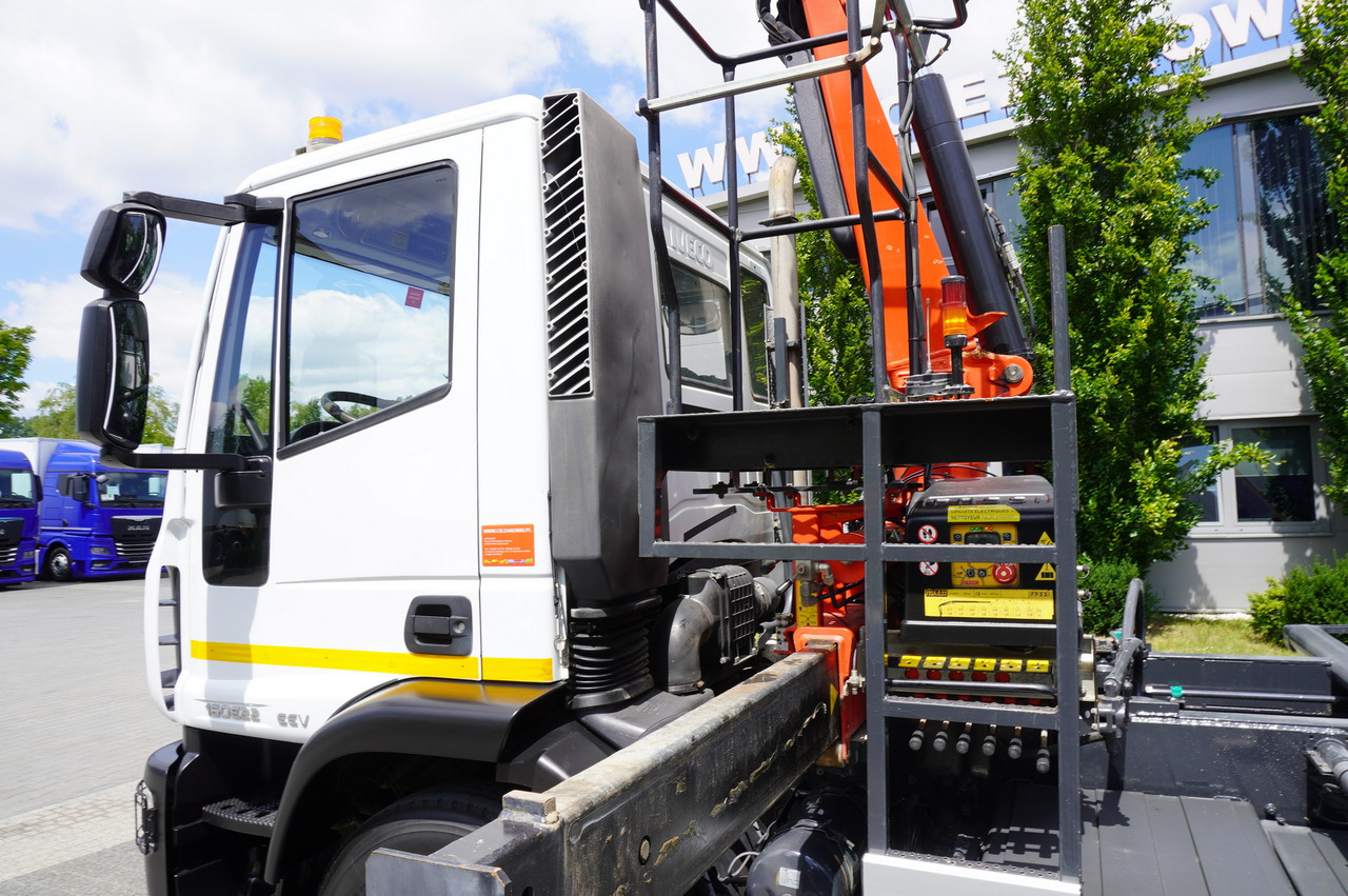 Camion plateau, Camion grue IVECO Eurocargo 160E22 EEV Dump truck / Bortmatic / Crane FASSI F95A.0.22: photos 23