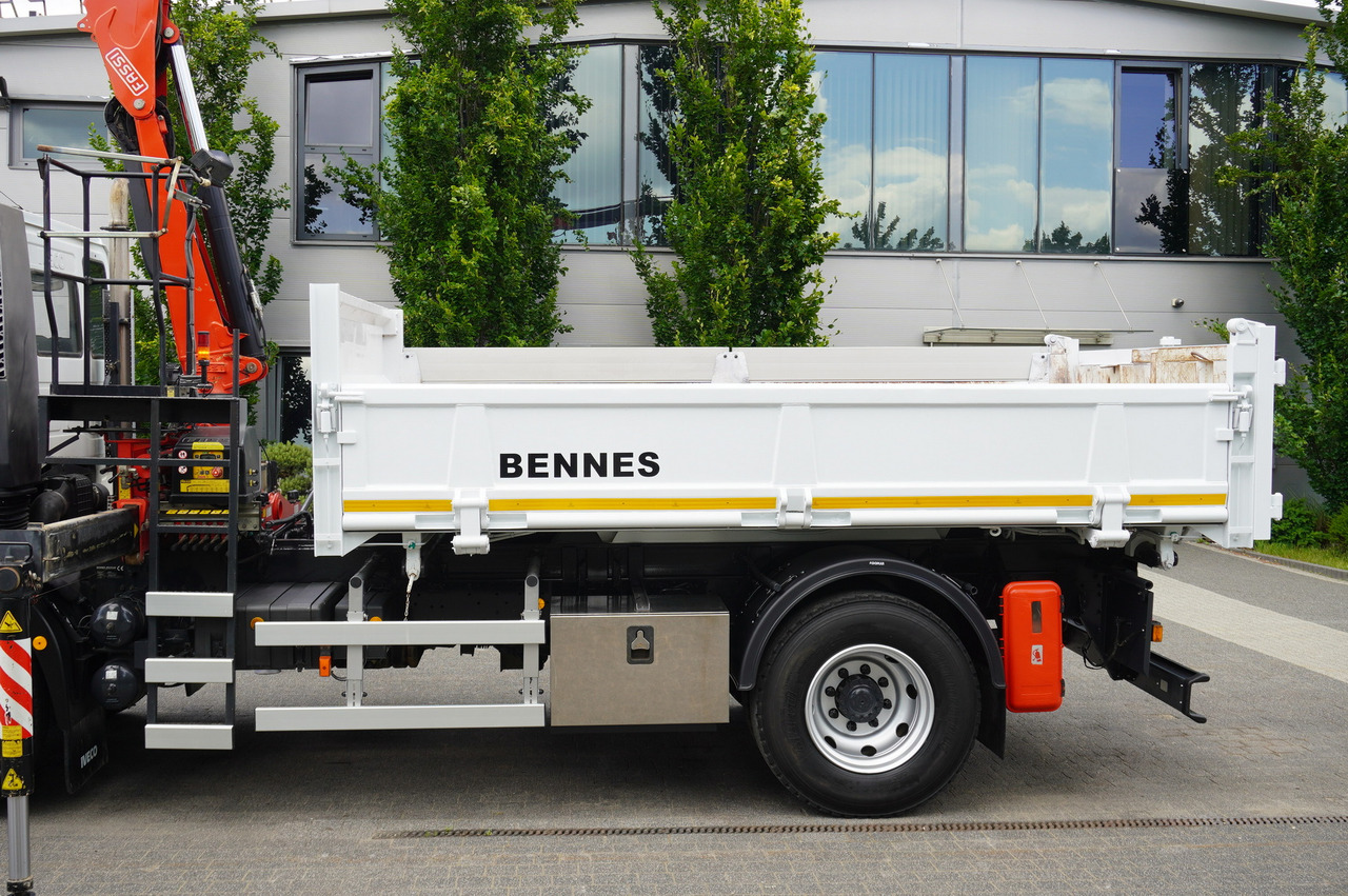 Camion plateau, Camion grue IVECO Eurocargo 160E22 EEV Dump truck / Bortmatic / Crane FASSI F95A.0.22: photos 17