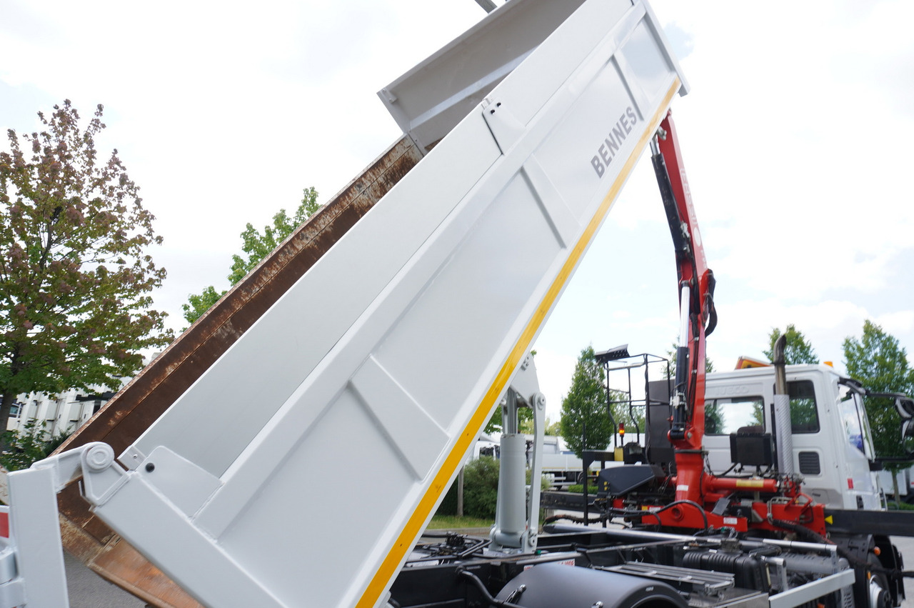 Camion plateau, Camion grue IVECO Eurocargo 160E22 EEV Dump truck / Bortmatic / Crane FASSI F95A.0.22: photos 22