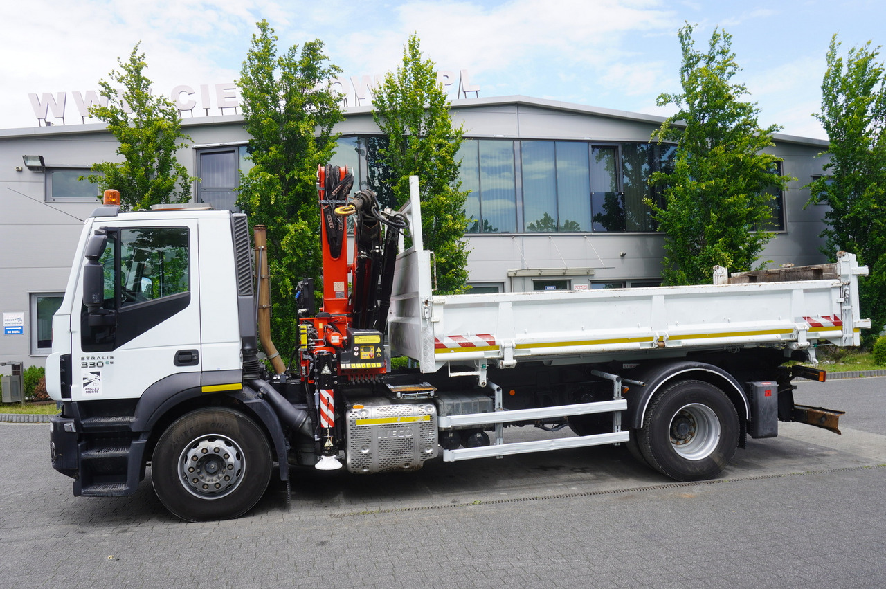 IVECO STRALIS 330 E6 / FASSI 195A 8.5 T / 3-side tipper - Camion grue: photos 3 IVECO STRALIS 330 E6 / FASSI 195A 8.5 T / 3-side tipper - Camion grue: photos 3