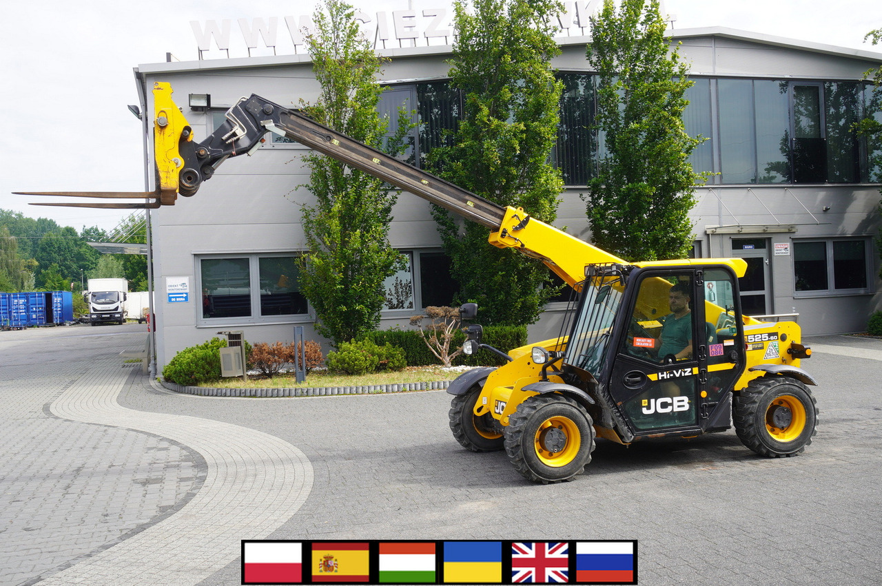 JCB 525-60T5 / 2022 / 860 MTH! / 2.5 T / Reach 6 m / joystick - Chargeuse sur pneus télescopique: photos 1 JCB 525-60T5 / 2022 / 860 MTH! / 2.5 T / Reach 6 m / joystick - Chargeuse sur pneus télescopique: photos 1