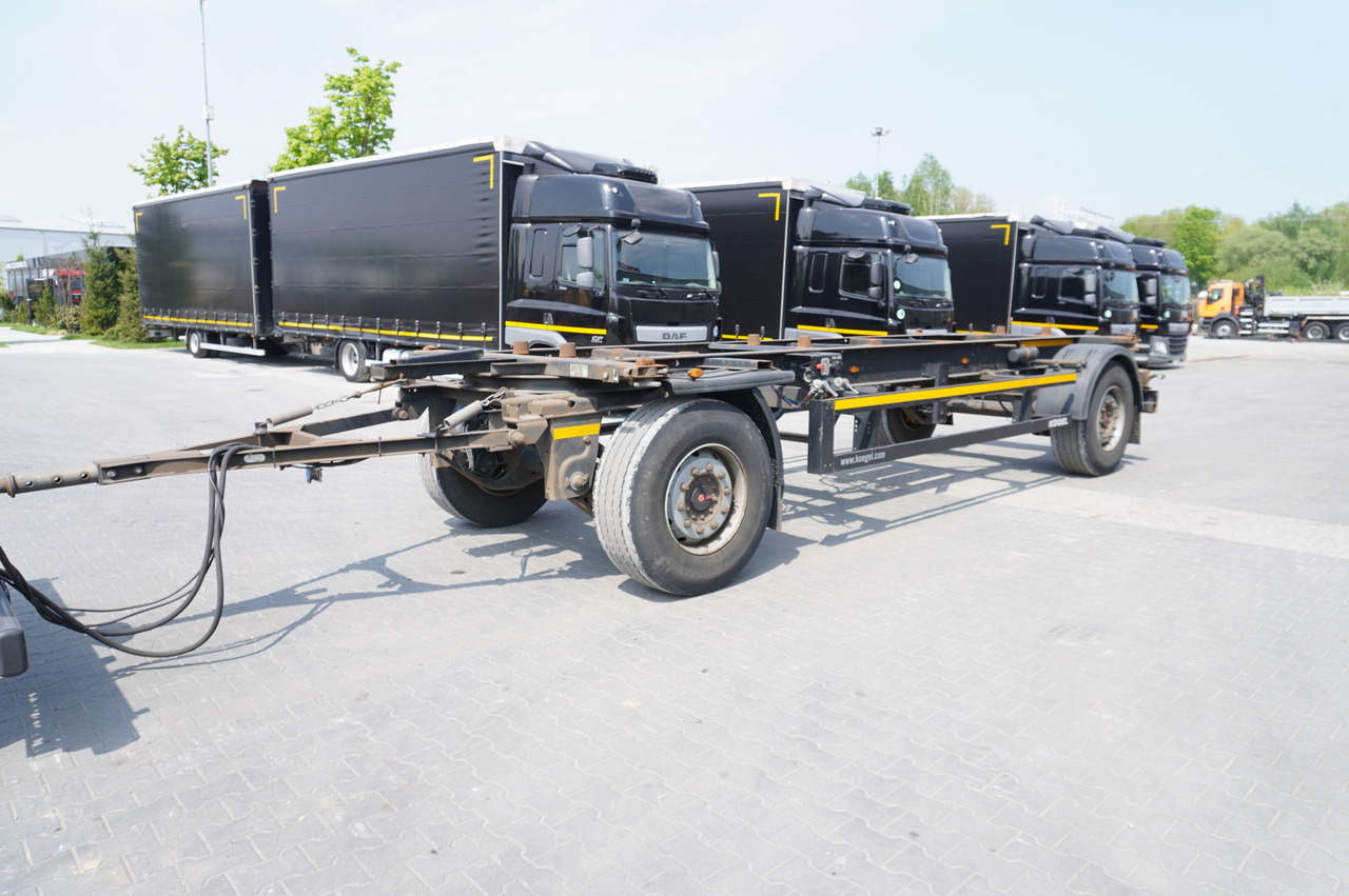 KOGEL AWE 18, two-axle, BDF, 7.5m chassis , air suspension, SAF axles - Remorque châssis: photos 2 KOGEL AWE 18, two-axle, BDF, 7.5m chassis , air suspension, SAF axles - Remorque châssis: photos 2