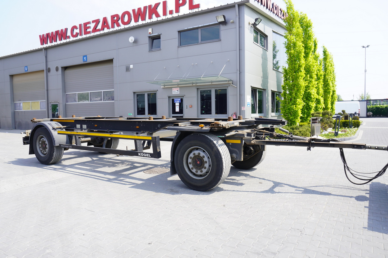 KOGEL AWE 18, two-axle, BDF, 7.5m chassis , air suspension, SAF axles - Remorque châssis: photos 1 KOGEL AWE 18, two-axle, BDF, 7.5m chassis , air suspension, SAF axles - Remorque châssis: photos 1