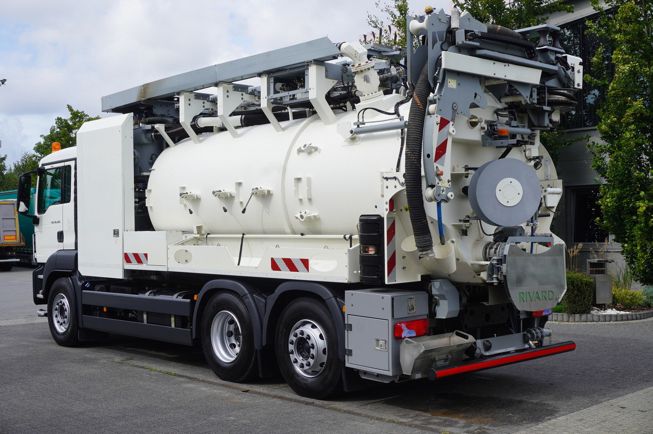 MAN TGS 26.360 E6 / RIVARD sewage cleaner 18 m3 / 90 tho. km / steering axle / 2 units - Camion hydrocureur: photos 5 MAN TGS 26.360 E6 / RIVARD sewage cleaner 18 m3 / 90 tho. km / steering axle / 2 units - Camion hydrocureur: photos 5