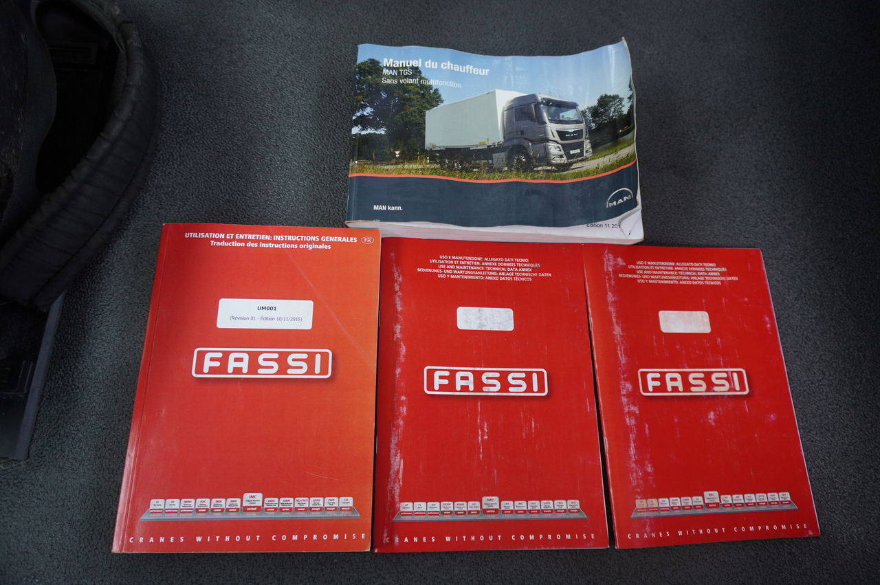 Camion grue MAN TGS 26.360 Flatbed / Fassi F175 7.7 T / steered 3rd axle: photos 29