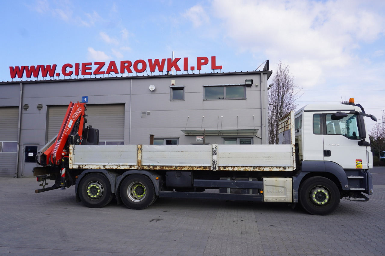 MAN TGS 26.360 Flatbed / Fassi F175 7.7 T / steered 3rd axle - Camion grue: photos 3 MAN TGS 26.360 Flatbed / Fassi F175 7.7 T / steered 3rd axle - Camion grue: photos 3