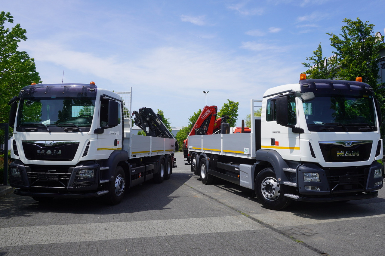 Camion grue MAN TGS 26.360 Flatbed / Fassi F175 7.7 T / steered 3rd axle: photos 30