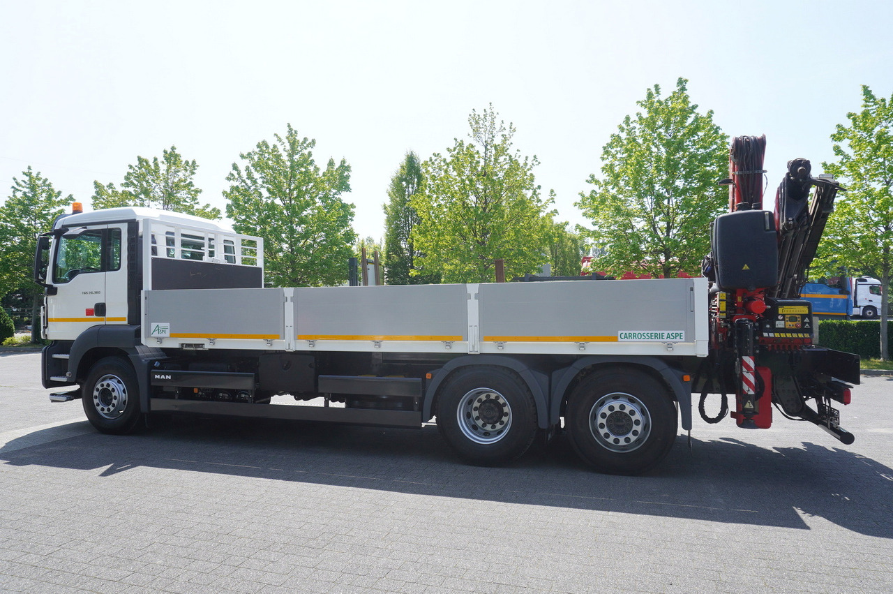 Camion grue MAN TGS 26.360 Flatbed / Fassi F175 7.7 T / steered 3rd axle: photos 7