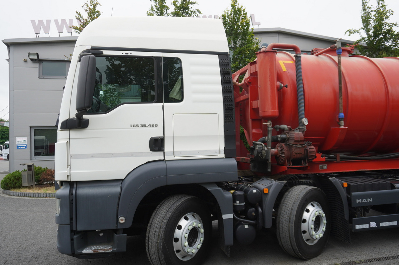 Enfouisseur à dents MAN TGS 35.420 8×2 / NEW septic barrel 13000 L / 3 steered axles: photos 16