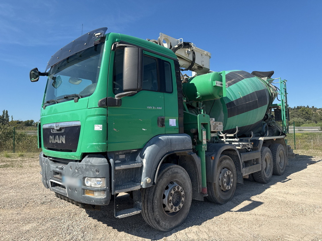MAN TGS 35.480 8x4 Concrete Mixer Pump truck / Putzmeister M24-3 / 1600 MTH! - Camion malaxeur: photos 2 MAN TGS 35.480 8x4 Concrete Mixer Pump truck / Putzmeister M24-3 / 1600 MTH! - Camion malaxeur: photos 2
