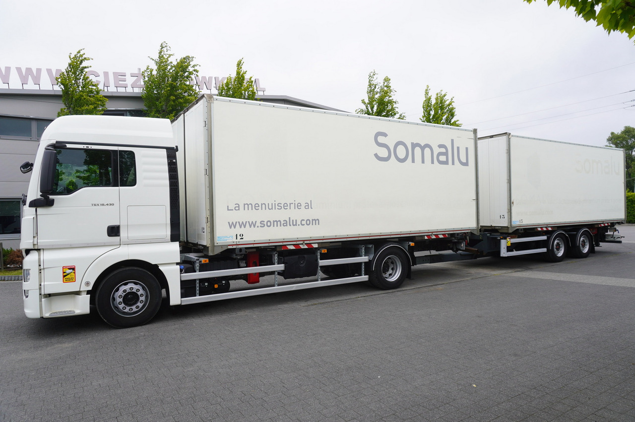 MAN TGX 18.430 / 18 EPAL box / Fruehauf 18 EPAL box trailer / 2021 - Camion fourgon: photos 2 MAN TGX 18.430 / 18 EPAL box / Fruehauf 18 EPAL box trailer / 2021 - Camion fourgon: photos 2