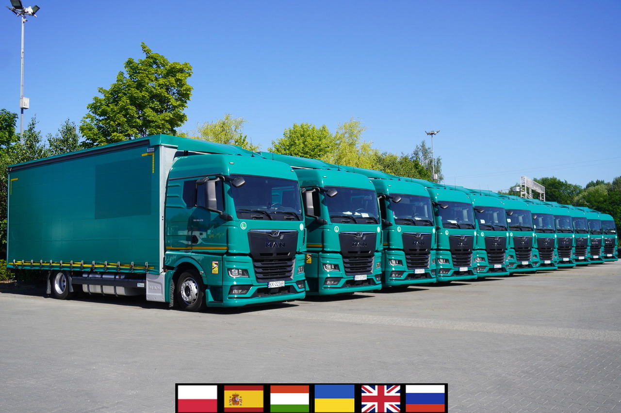 MAN TGX 18.470 / 2022 / Curtainsider 19 EPAL / Retarder / 15 units - Camion à rideaux coulissants: photos 1 MAN TGX 18.470 / 2022 / Curtainsider 19 EPAL / Retarder / 15 units - Camion à rideaux coulissants: photos 1