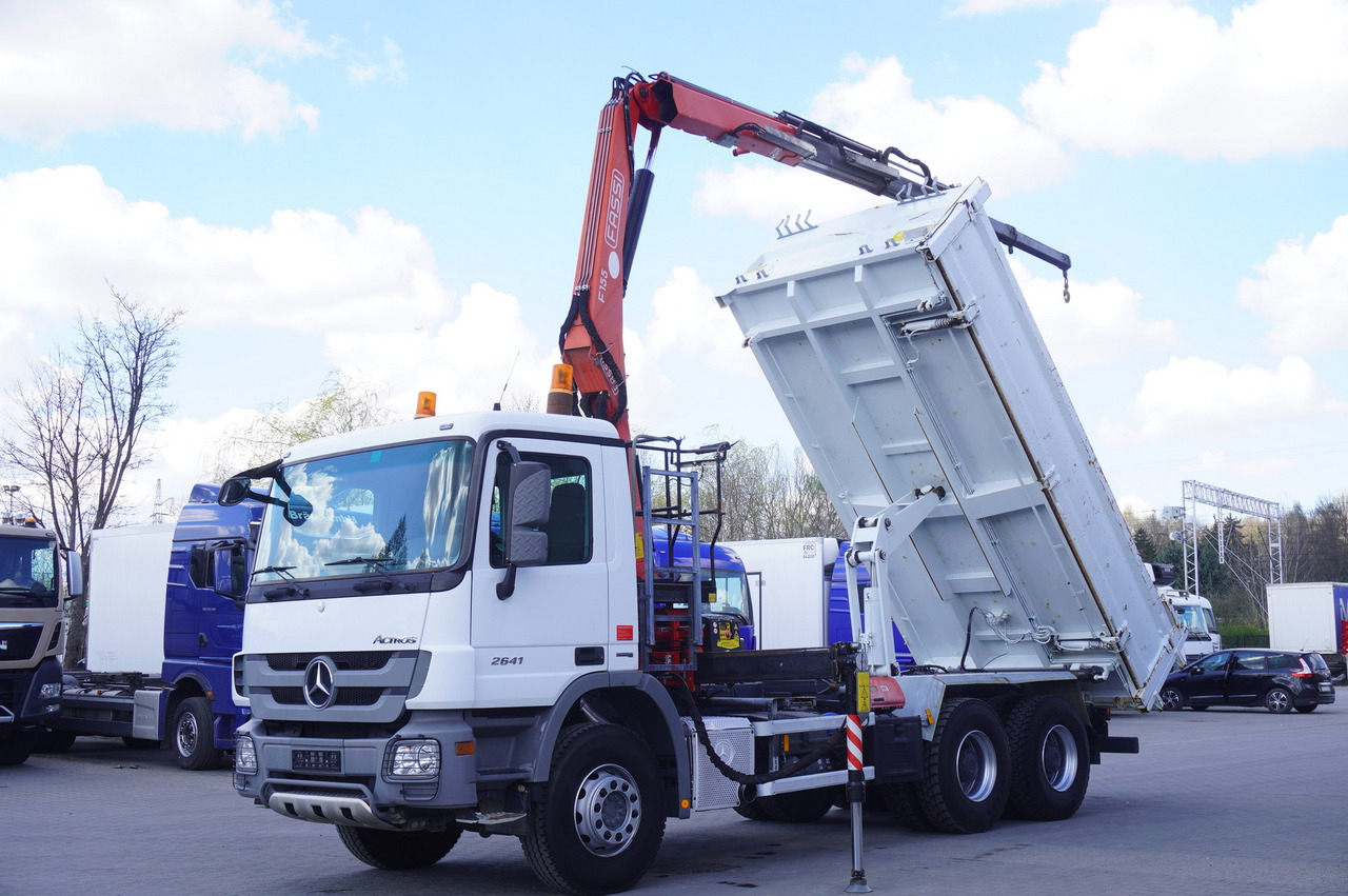 MERCEDES-BENZ Actros 2641 6×4 E5 / Crane / Dumper / 110000 km - Camion grue, Camion grue: photos 2 MERCEDES-BENZ Actros 2641 6×4 E5 / Crane / Dumper / 110000 km - Camion grue, Camion grue: photos 2