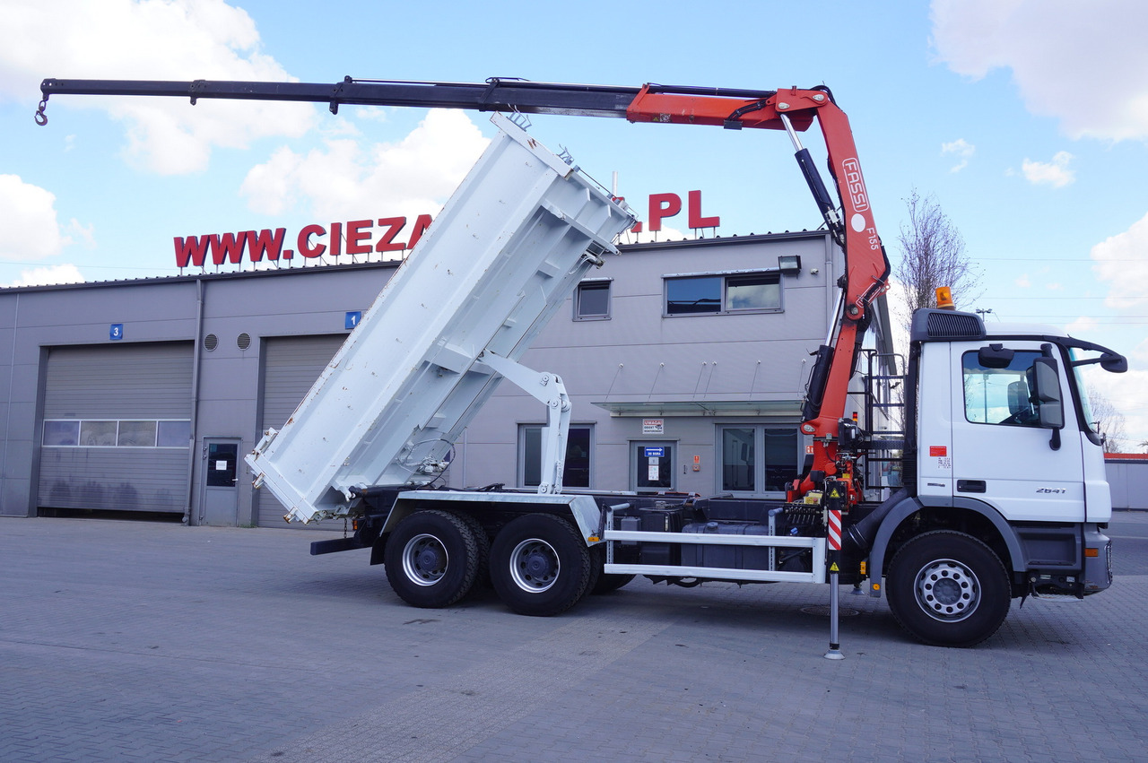 MERCEDES-BENZ Actros 2641 6×4 E5 / Crane / Dumper / 110000 km! - Camion benne, Camion grue: photos 3 MERCEDES-BENZ Actros 2641 6×4 E5 / Crane / Dumper / 110000 km! - Camion benne, Camion grue: photos 3