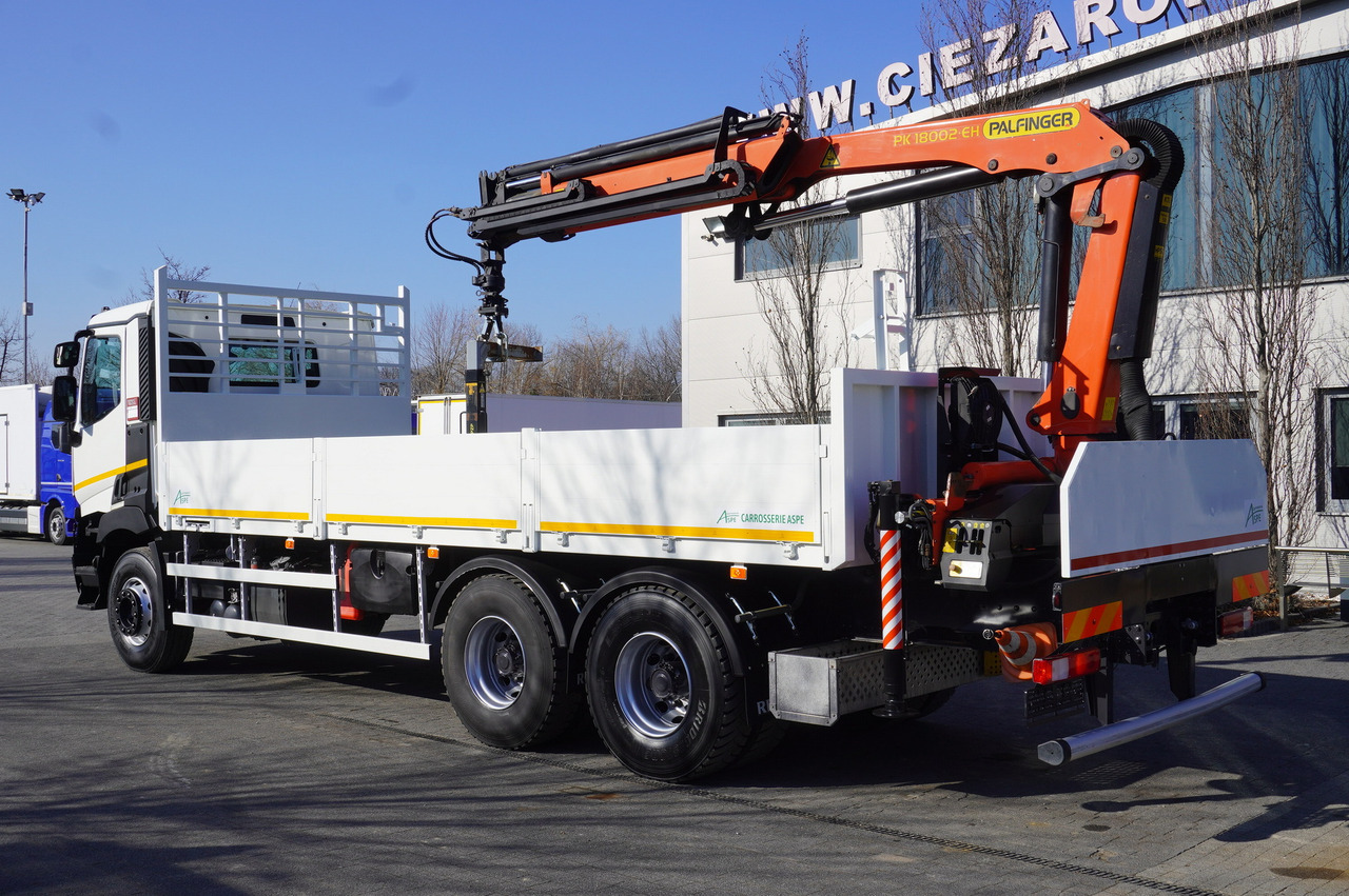 RENAULT C380 / 6x4 / HDS Palfinger PK 18002-EH 6000 kg - Camion plateau, Camion grue: photos 3 RENAULT C380 / 6x4 / HDS Palfinger PK 18002-EH 6000 kg - Camion plateau, Camion grue: photos 3