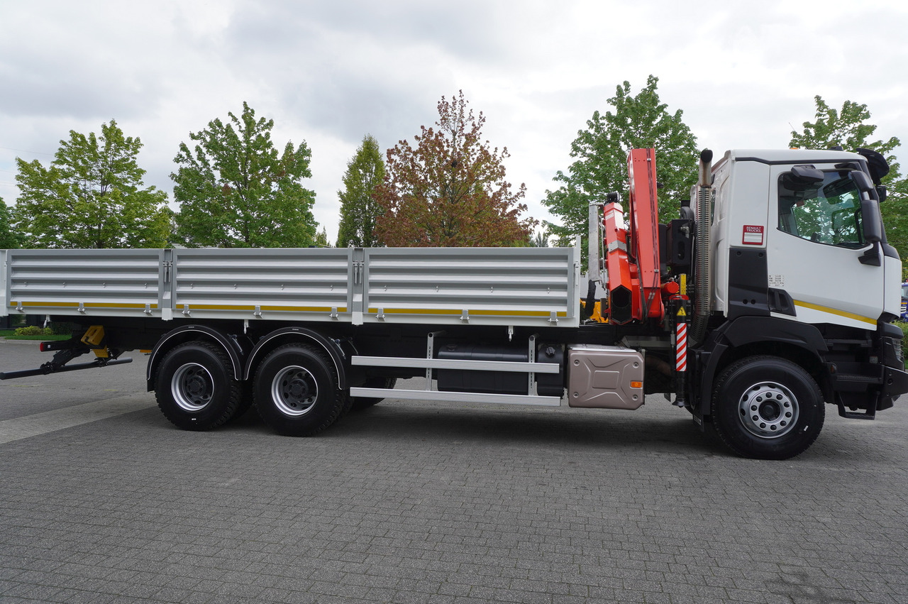 Camion grue RENAULT K380 6×4 / FASSI F175 crane 7.85 t / 120 thousand km! / 2-sided tipper: photos 11