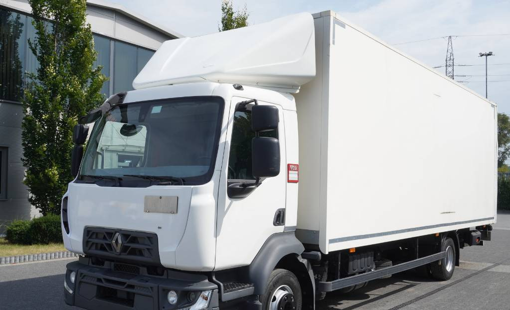 RENAULT Renault D12 E6 / Container 18 pallets / Lift - Camion fourgon: photos 1 RENAULT Renault D12 E6 / Container 18 pallets / Lift - Camion fourgon: photos 1
