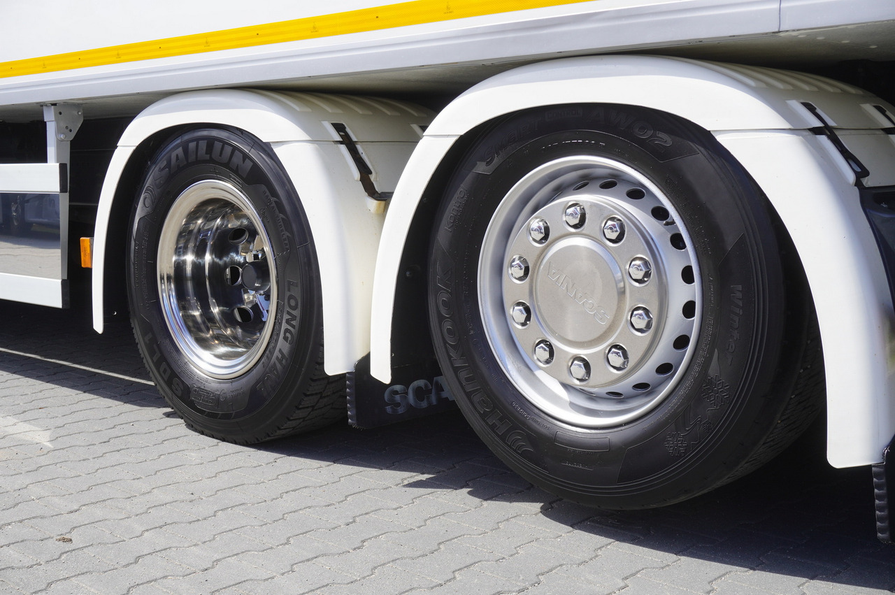 Camion frigorifique SCANIA R500 / Lecapitaine refrigerator 20 EPAL / Carrier Supra 950 / Steered 3rd axle: photos 13