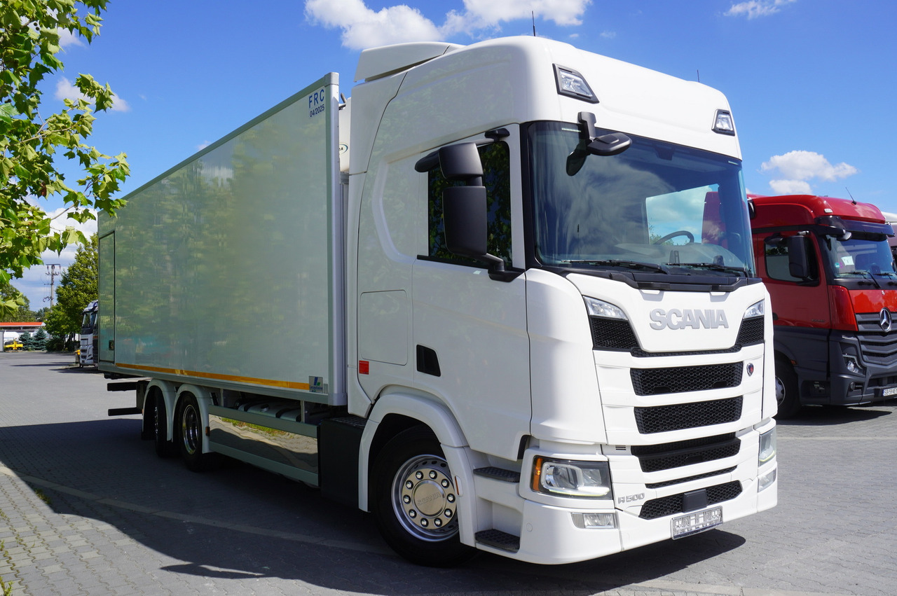 Camion frigorifique SCANIA R500 / Lecapitaine refrigerator 20 EPAL / Carrier Supra 950 / Steered 3rd axle: photos 7