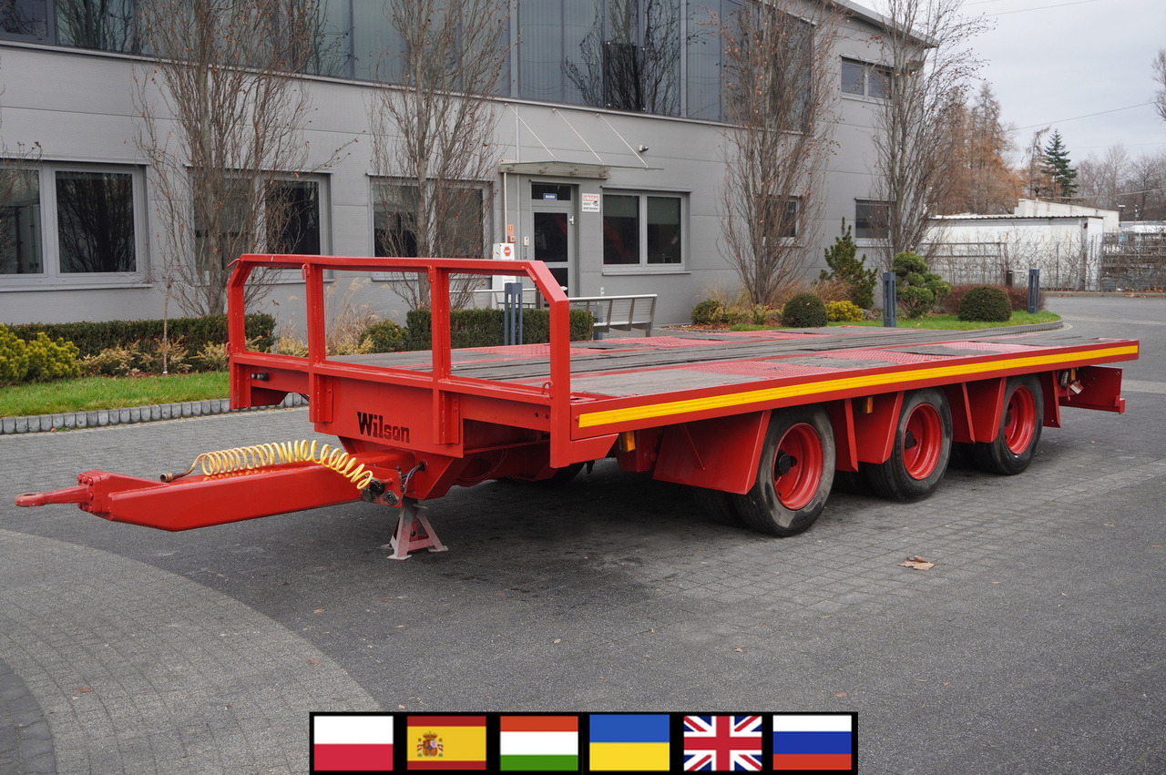 Wilson CTAA3 Flatbed trailer - Remorque plateau: photos 1 Wilson CTAA3 Flatbed trailer - Remorque plateau: photos 1
