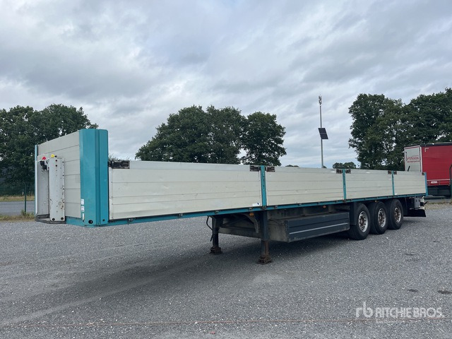 2007 Schmitz Cargobull S01 13.90 m Tri/A Flatbed Trailer - Semi-remorque plateau: photos 1 2007 Schmitz Cargobull S01 13.90 m Tri/A Flatbed Trailer - Semi-remorque plateau: photos 1