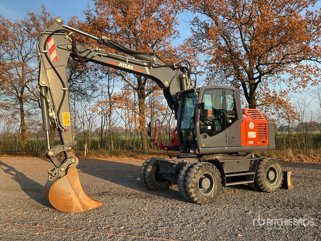 2020 Atlas 180W-SR Blue Wheel Excavator - Pelle sur pneus: photos 1 2020 Atlas 180W-SR Blue Wheel Excavator - Pelle sur pneus: photos 1