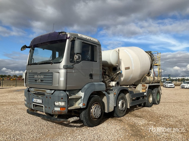 2008 MAN TGA H414FFDC 8x4 Mixer Truck - Camion malaxeur: photos 1 2008 MAN TGA H414FFDC 8x4 Mixer Truck - Camion malaxeur: photos 1